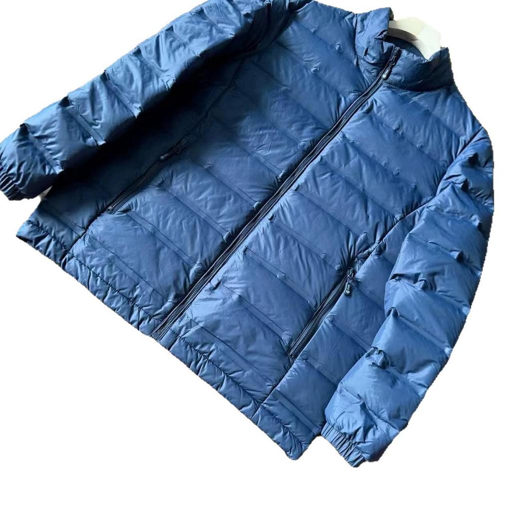 Unisex Lightweight Down Jacket: High-Quality, Stand-up Collar, for Autumn/Winter Outdoor Mountaineering