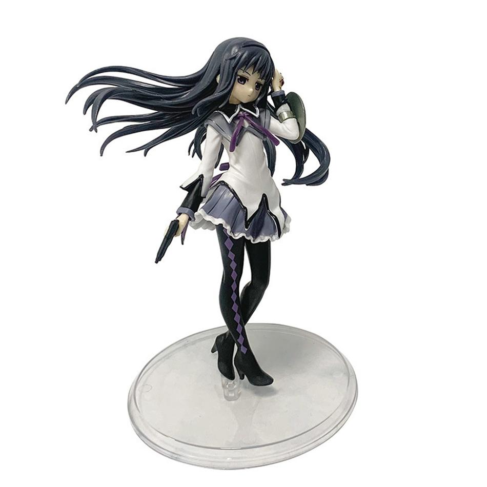 Madoka Magiczka Akemi Homura Anime Model PVC Akcesoria na Prezent Urodzinowy Kolekcja Zabawki Prezenty Urodzinowe
