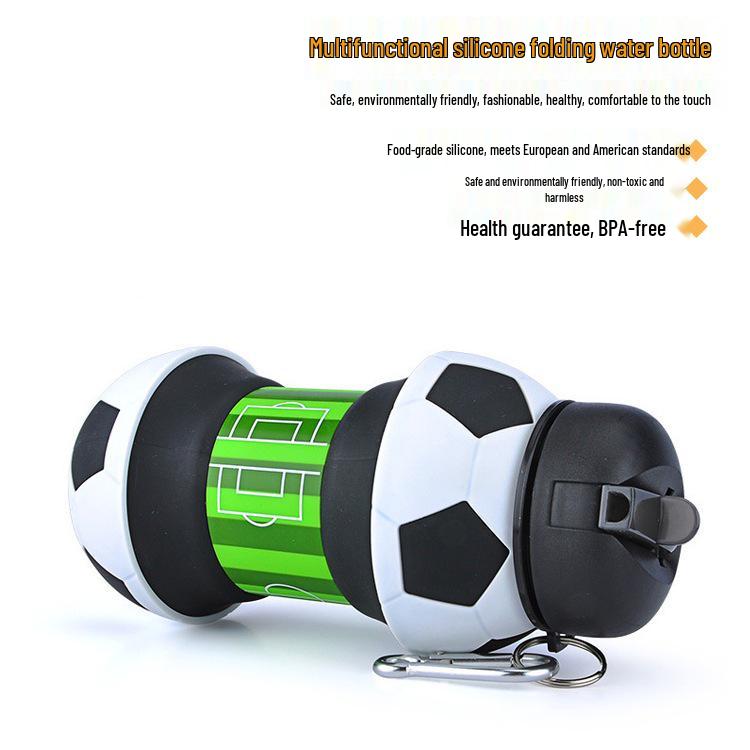 Portable Children's Sports Silicone Folding Water Cup