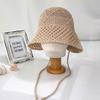 Cellari Women's Pattern Summer Hat Ribbon Bonnet Net