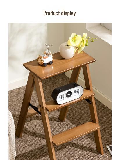 Thickened, Widened Folding Step Stool: A-Frame Ladder & Lightweight Dual-Use Climbing Aid