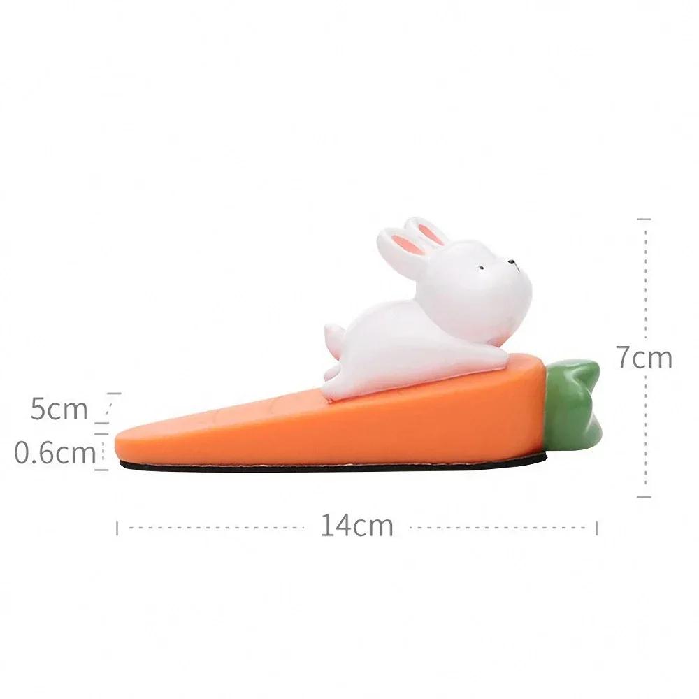 Cartoon Animal Safety Silicone Door Stop Stoppers Block Wedge Doorstops Home Office Door Rear Retainer Anti-collision Stop