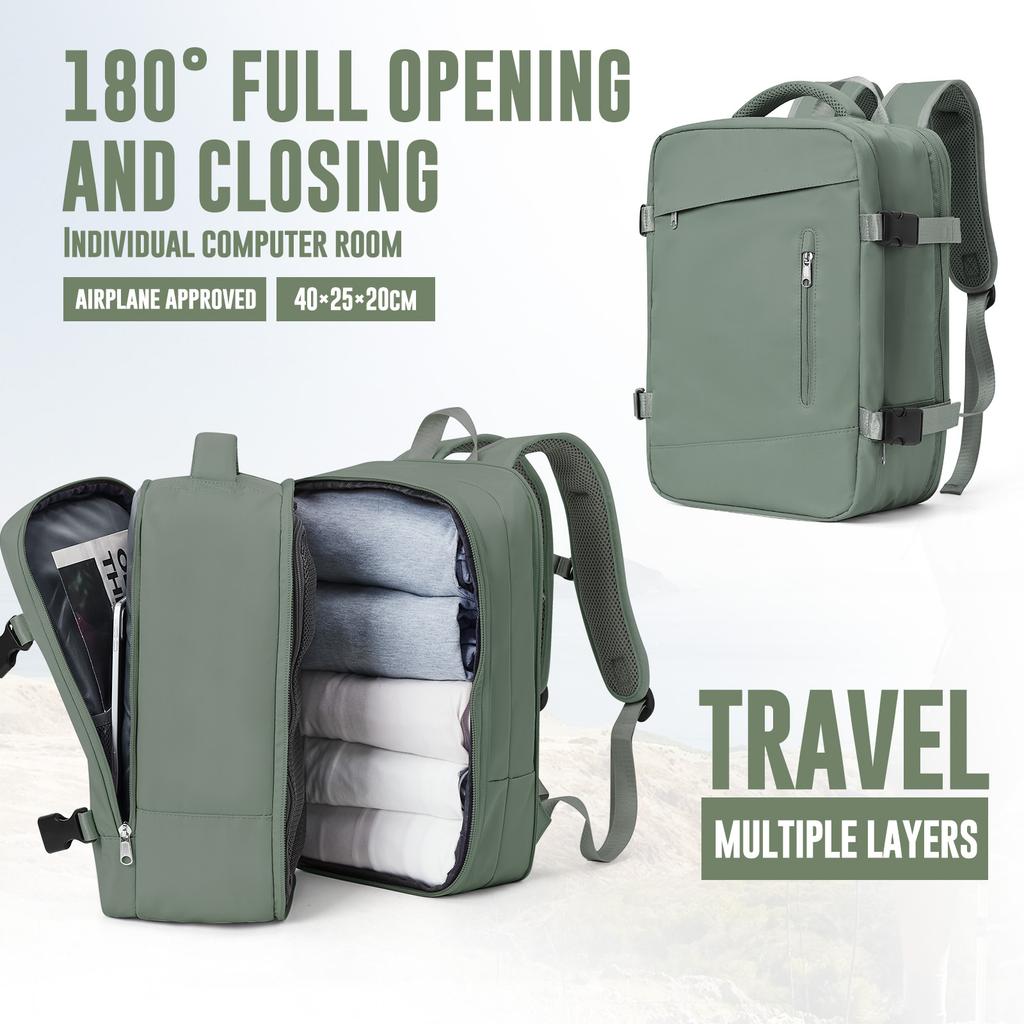 Hand Luggage Travel Bag Backpack Travel Cabin Airplane 40x20x25 Women's Men's Laptop Bag Business Work Backpack Ryanair Backpack