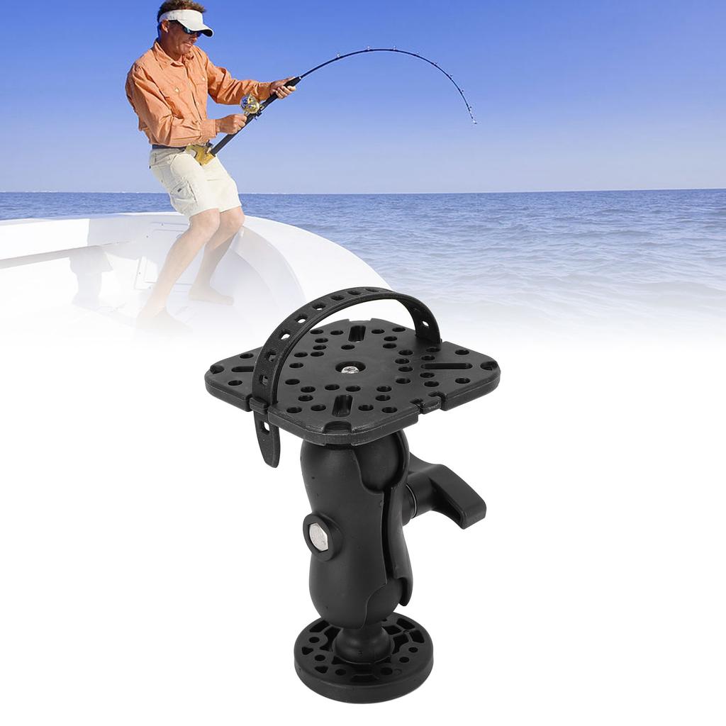 Fish Finder Mount Nylon Silicone Stable Clamping Ball Swivel Design Universal Marine Electronics Mou