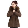 New Winter Style Parker Hooded Loose and Fashionable Cotton Jacket Cotton Jacket Big Wool Collar Women's Jacket