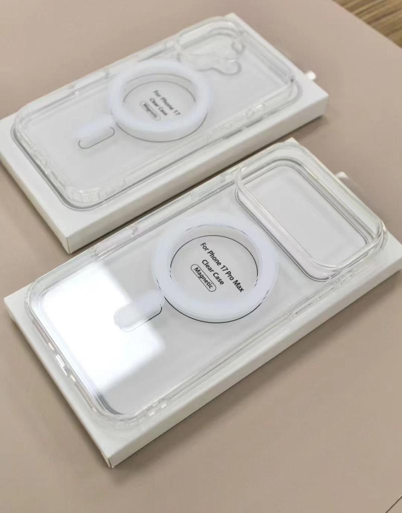 Upgrade Magnetic Case for New iPhone 17/16/15 Pro Max, Hard Acrylic Clear Cover with Magsafe Wireless Charging