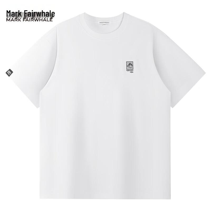 Mark Huafei Men's 10A Antibacterial Embroidered Short Sleeve T-Shirt