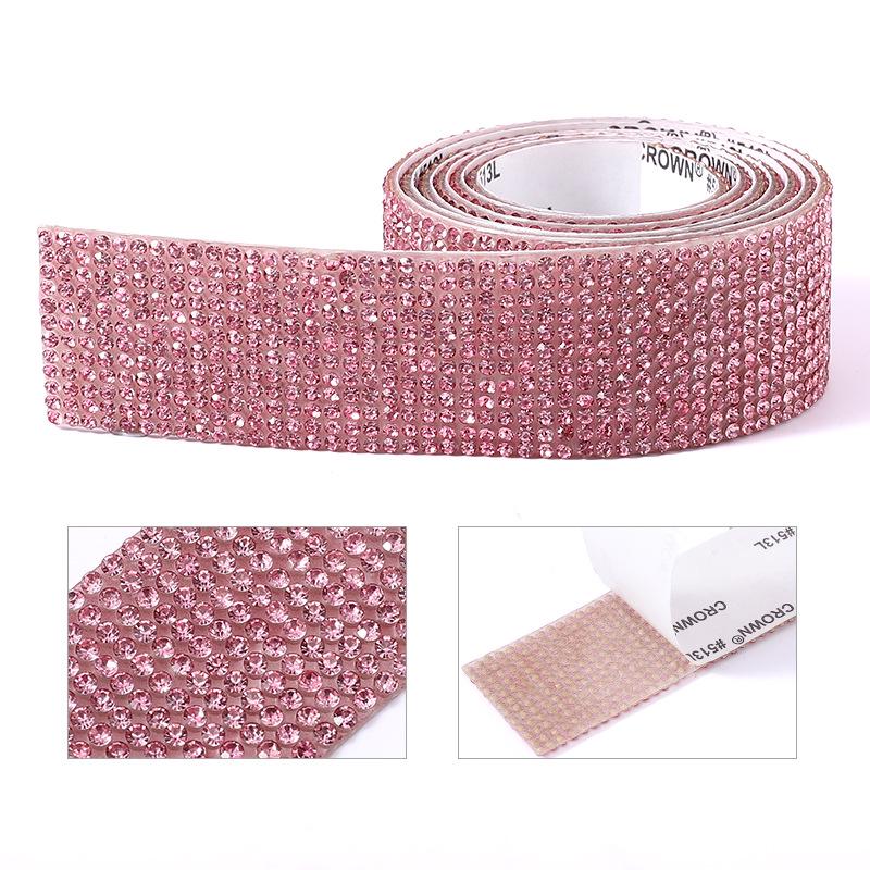 

Самоклеящиеся алмазные полоски-наклейки для украшения одежды 4 rows of diamonds