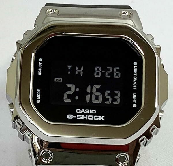 Casio Quartz Digital Watches and in Authentic Pair Cases of G-SHOCK BABY-G (GM-5600U-1JF GM-S5600U-1JF) (Set 2)
