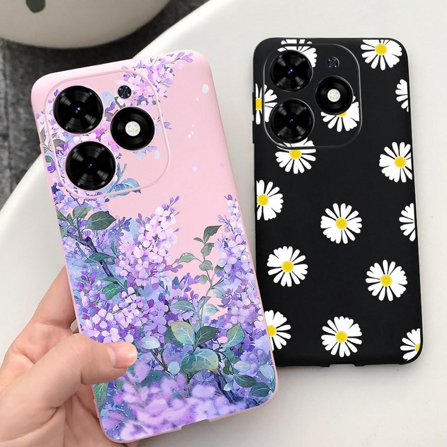 For Tecno Spark GO 2024 Case Spark 20C Spark20 Pop 8 Para Shell Silicone Soft TPU Bumper Cartoon Cool Cute Style Pattern Capas