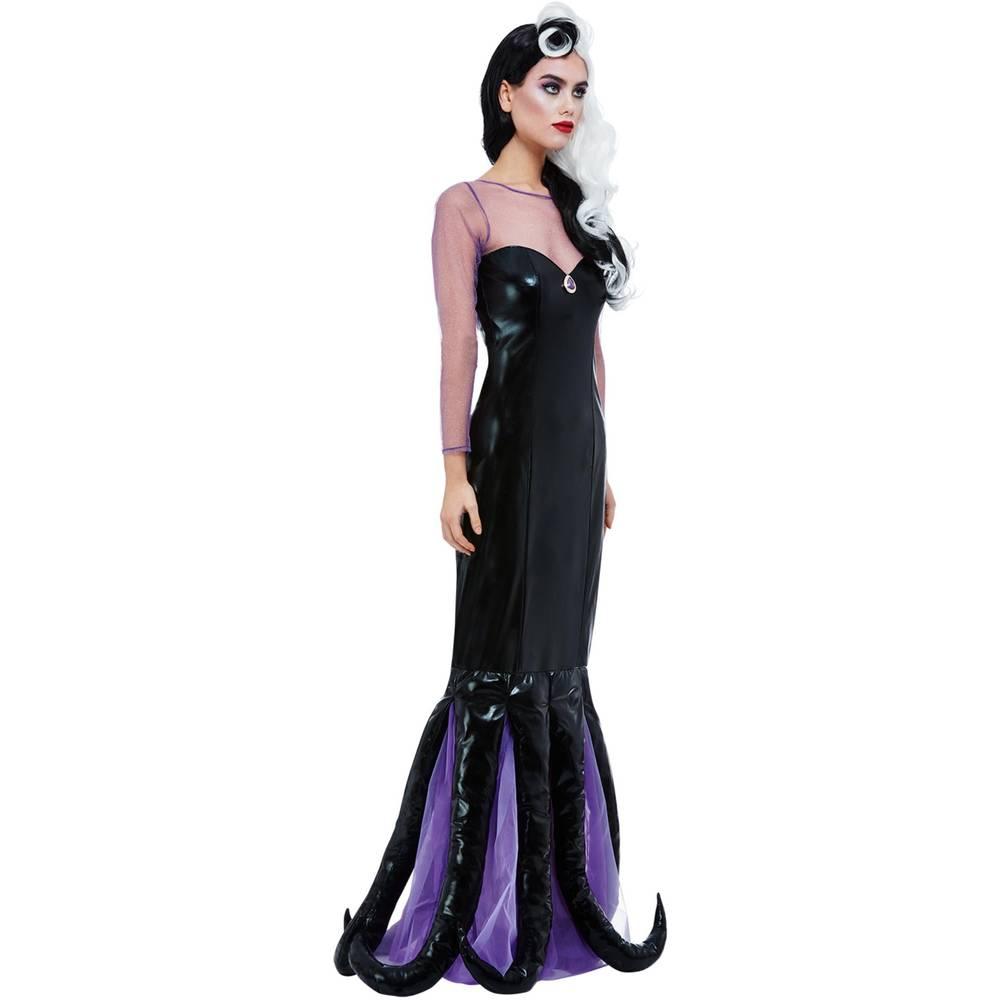 The Little Mermaid Kvinner/damer Evil Sea Witch Costume Dress