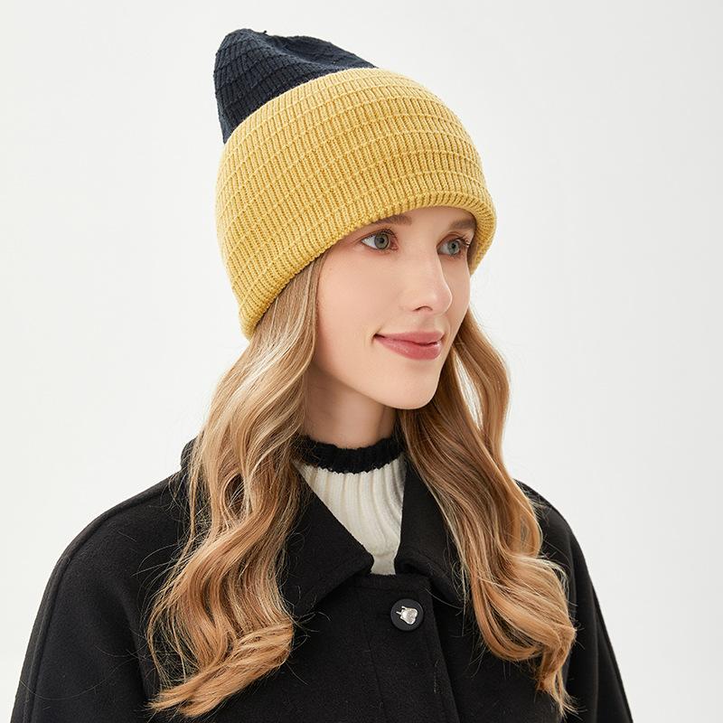 Autumn and Winter Windproof Ski Mask for Men and Women Warm Cycling Hood Neck Guard Cold Hat  Dual Purpose Knitted Hat