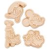 Skater Stamp Cookie Cutter Bread Cutter Disney Mickey Mouse Set of 4 CSM1-A