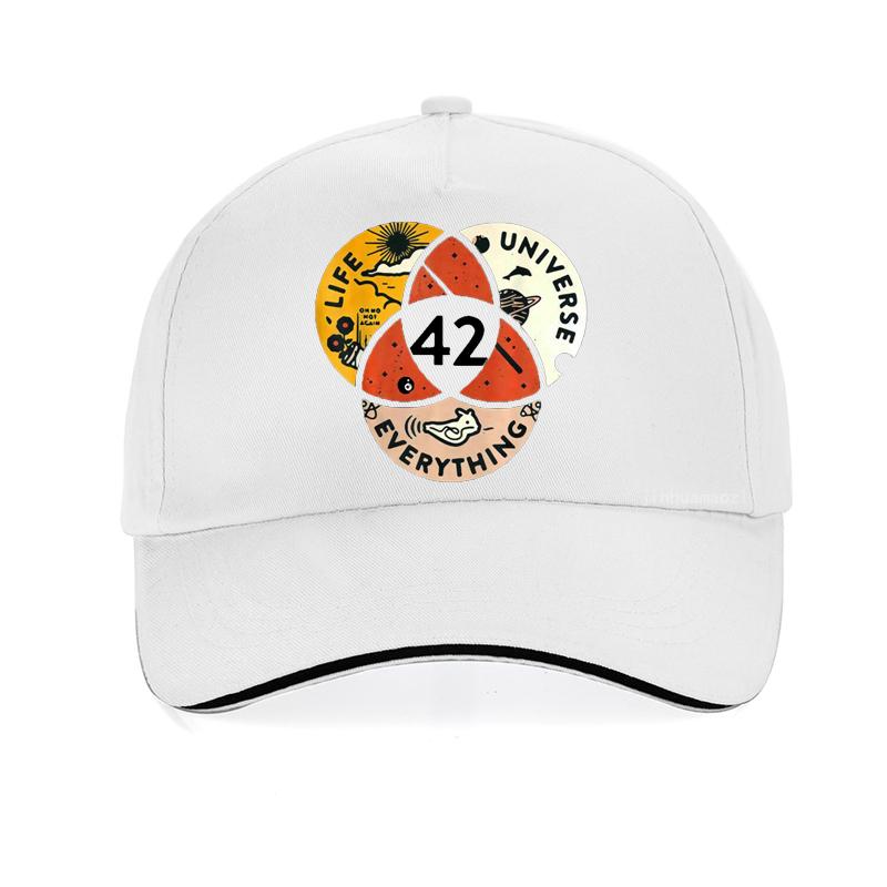 Unisex 42 The Answer To Life The Universe And Everything Douglas Adams Men Baseball Cap Summer Women Sunhat