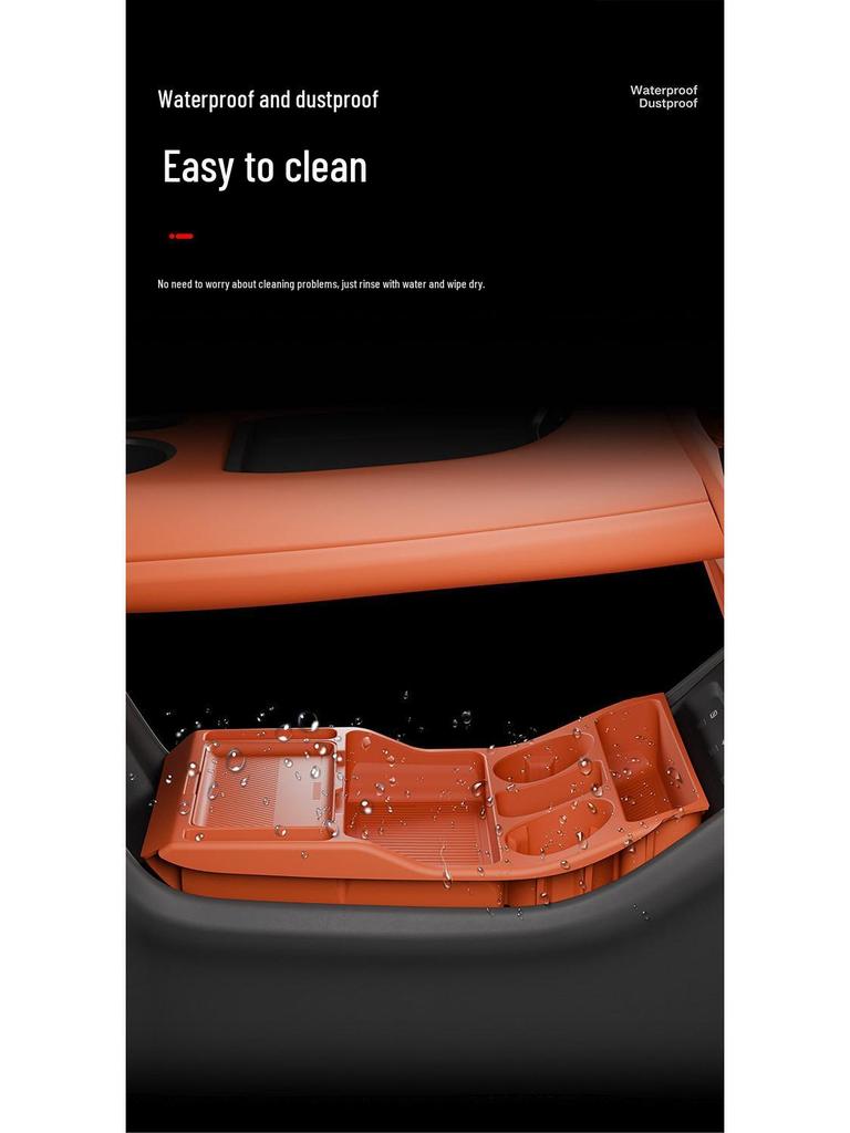 Multi-Functional Silicone Console Storage Box for Changan Qiyuan Q07 Interior