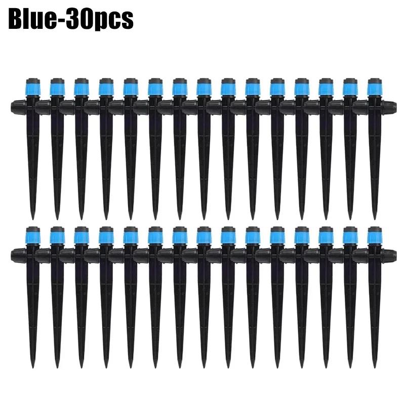 5/50PCS Spiked Dripper Sprinkler 8 Hole Drop Emitter All Round Scattering Sprinkler Garden Flower Watering Irrigation Supplies