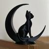 3D Printed Creative Toy Ornaments Moon Cat Decorative Cute Cat Desktop Decoration Crafts Party Home Decor