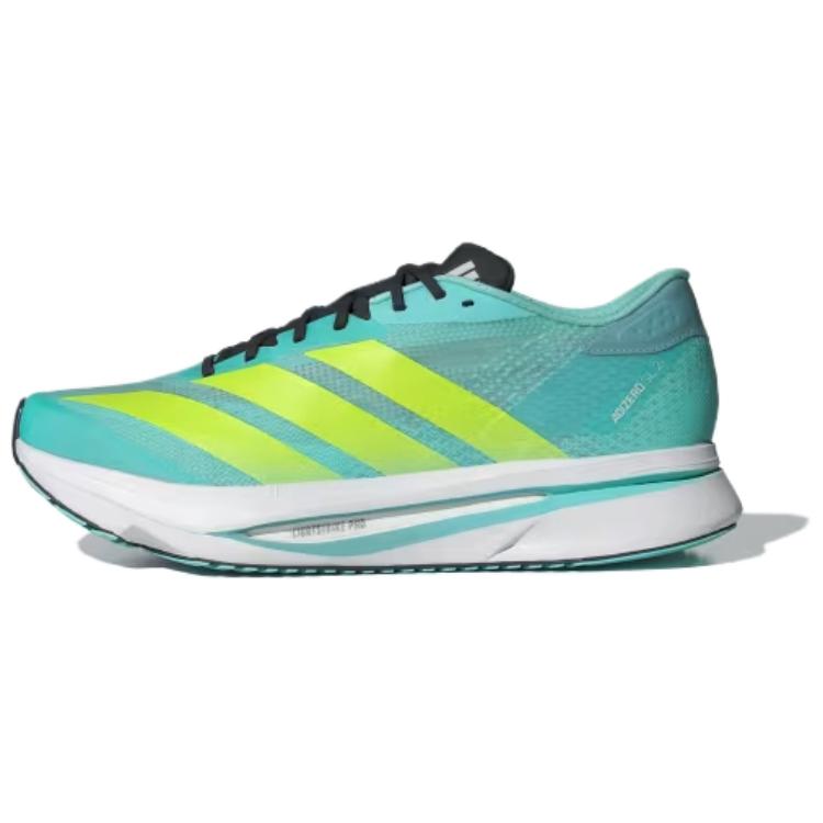 Adidas Adizero SL2 Flash Aqua Lucid Lemon Men Sneakers Teal Mint-Ton JR5121