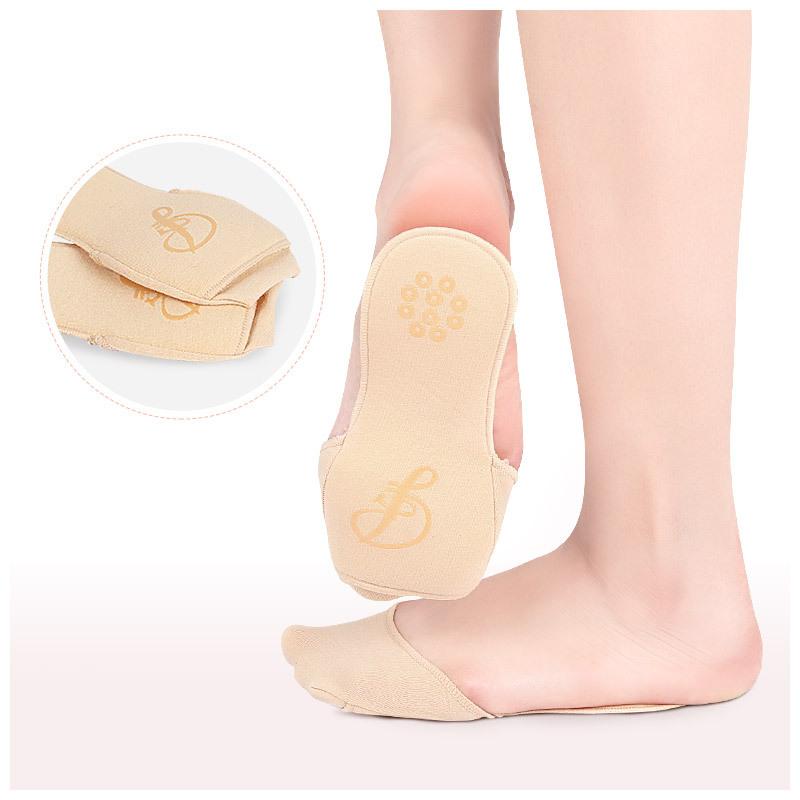 New Sponge Forefoot Pad High Heels Invisible Sweat-absorbing Breathable Forefoot Socks Dispensing Non-slip and Anti-pain Thickened Bottom Socks