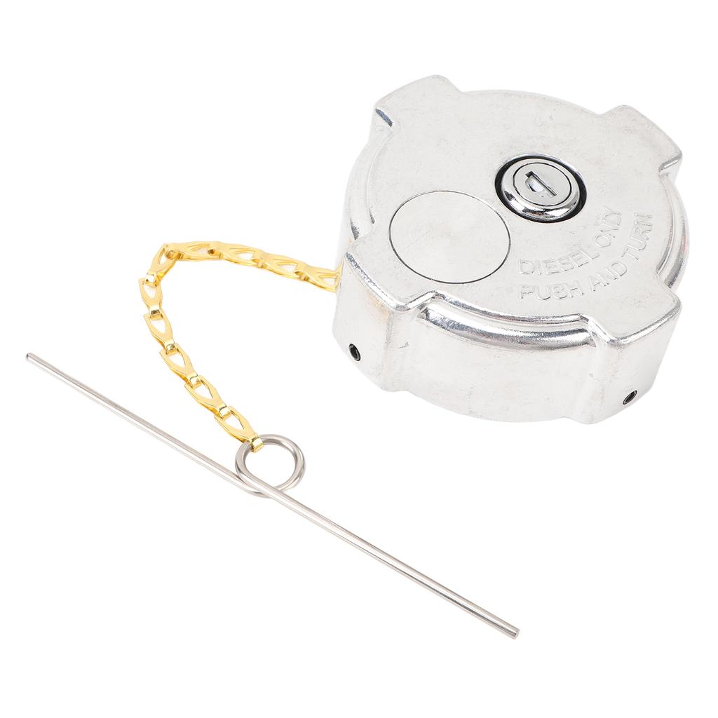 Aluminum Locking Diesel Fuel Cap With Keys 03?37017?002 Replacement for Freightliner Cascadia