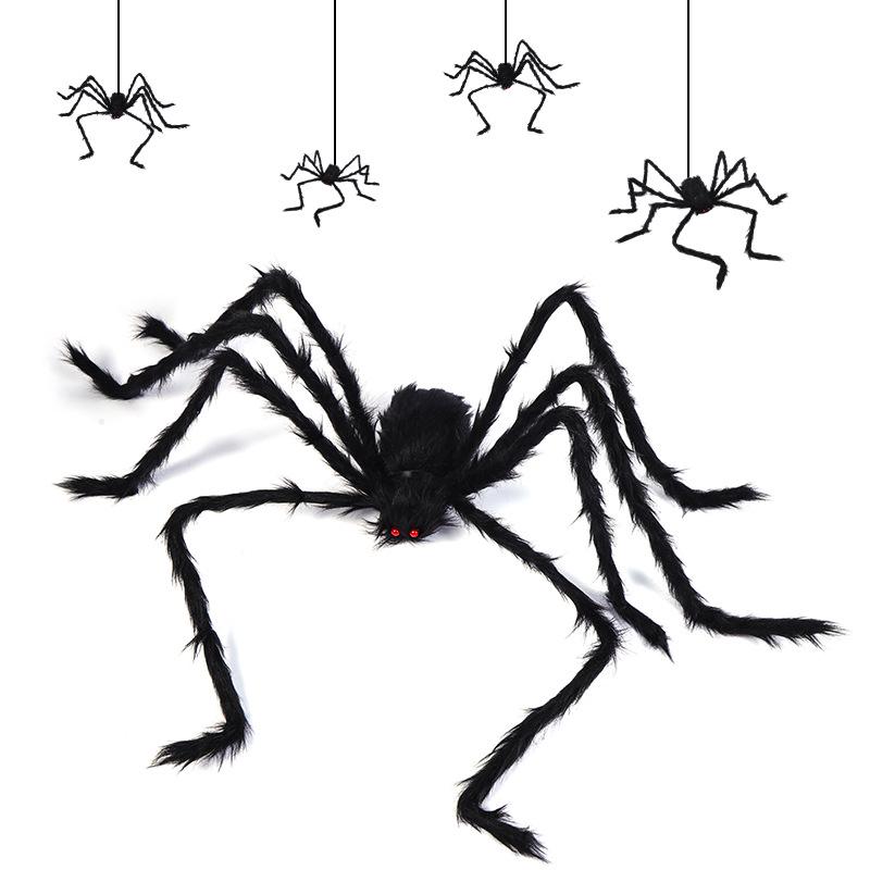 Light-Up Halloween Spider Pendant for Party Decoration