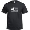 Es ist kein Hundehaar, es ist Französische Bulldogge Herz Glitzer Lustiges Baumwoll Schwarzes T-Shirt