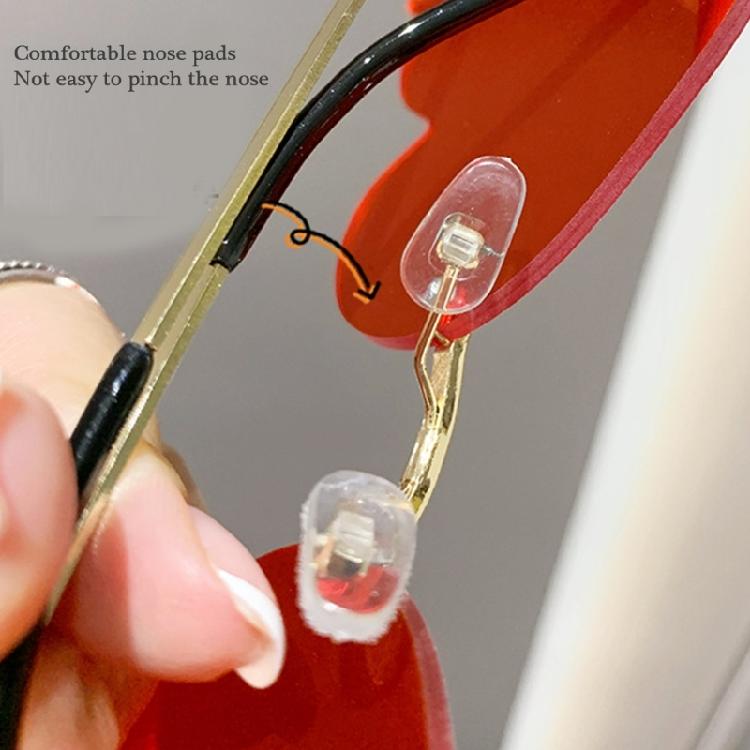 Novelty Flame Sunglasses For Shows And Daily Wear Punk Costume Accessories Masquerades Party Decoration