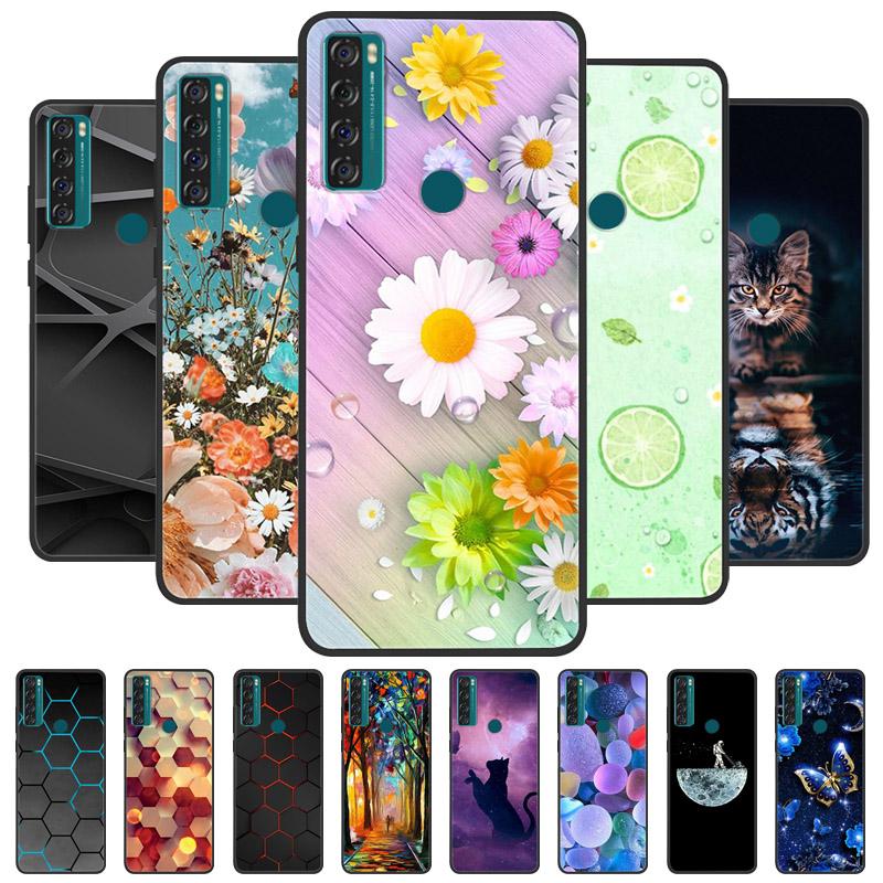 Para TCL 20 SE Funda Silicona Lobo León Genial Suave Cubierta de Teléfono para TCL 20 SE Funda 20SE 6.82'' Funda Linda TPU Coque Protectora 2021
