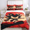 3pcs bedding set Shadow Sonic Includes 1 Comforter + 2 Pillowcases, Without Pillow Inserts, Soft Comfortable, Lightweight Breathable, Printe