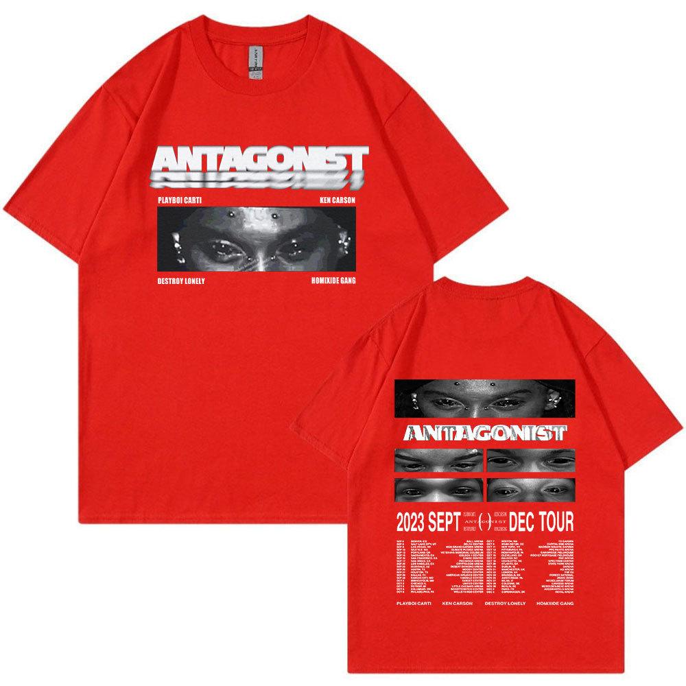 European Print Cotton T-Shirt Men'S And Women'S Street Trend T-Shirt