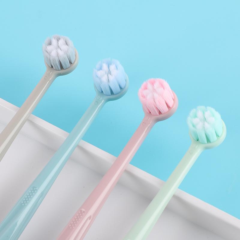 Soft Bristle Small Round Head Toothbrush for Sensitive Teeth