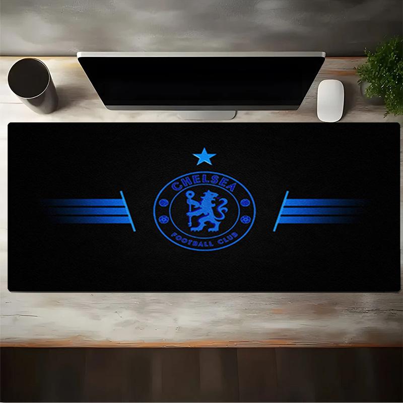 Chelsea Football Club Crest Mouse Pad, Gaming Mouse Pad, Keyboard Pad, Desk Decor for Computer Notebook Fan Gift Birthday Gift