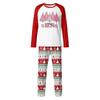 Family Matching Print Sets Pajamas Loungewear Outfits Family Matching Long Sleeve Tops+Pants Set