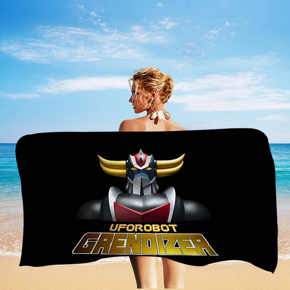 UFO ROBO G-GRENDIZERs G-GOLDORAKs Microfiber Beach Towel Absorbent Quick dry Soft Yoga Swimming Resort Mountain Climbing Towel