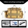 "Luya Multifunctional Waterproof Fishing Gear Waist & Messenger Bag – Large Capacity Rod & Storage Bag"