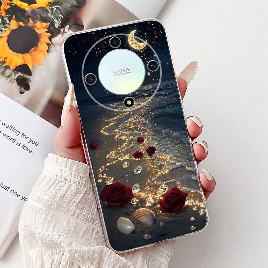 For Honor Magic6 Lite Case ALI-NX3 Popular Fashion Painted Cover Soft Slim Phone Case For Honor Magic5 Lite Magic 6 Lite 5G Bags