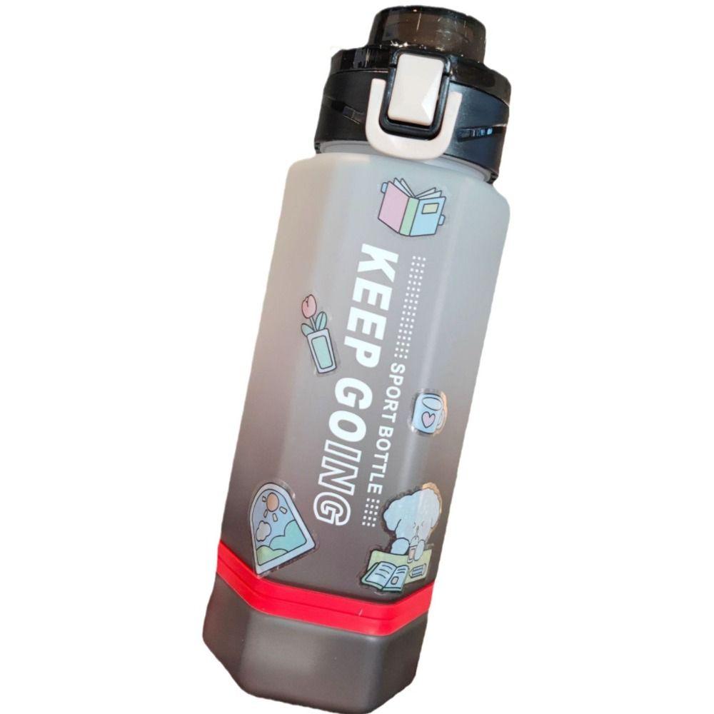 700ML Plastic Water Cup Two-color Cute Sports Kettle Colorful Sports Water Bottle School