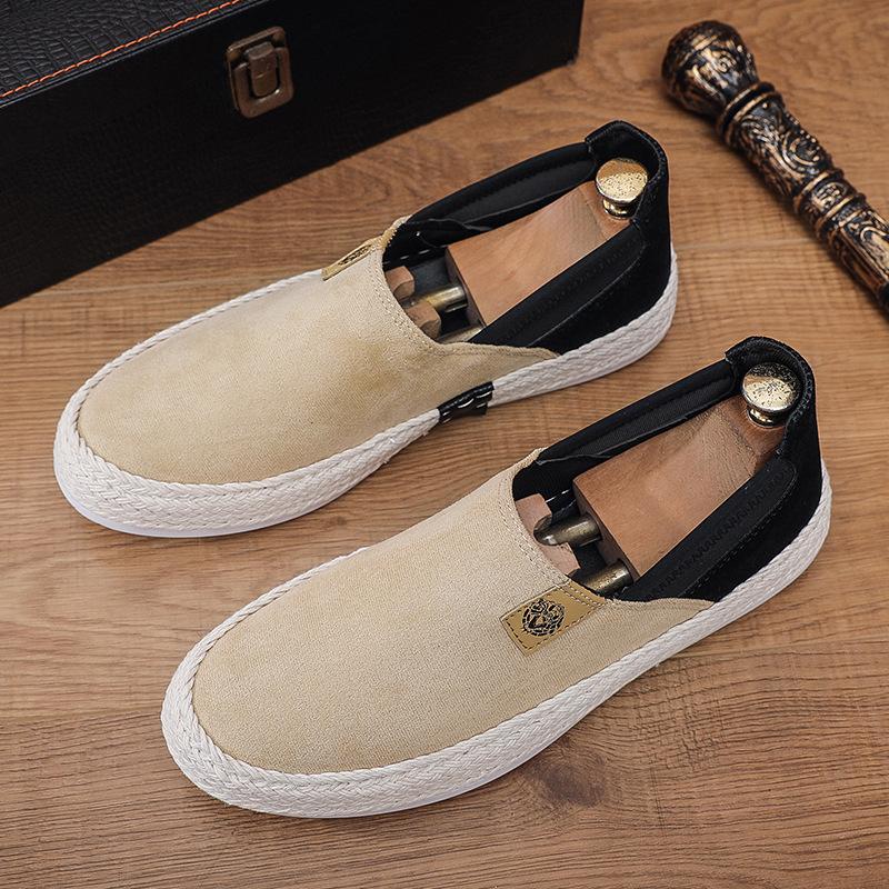 Summer Breathable Casual Shoes Lazy Gouging Shoes Linen Soft-soled Fisherman Shoes