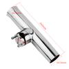 PowerMarine 1 Peça Suporte de Vara de Pesca para Barco em Aço Inoxidável Rotação de 360 Graus Grampo em Trilho Ajustável 19-26mm/25-32mm/32-50mm
