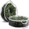 Dust Protection Christmas Wreath Bag Transparent Storage Bag