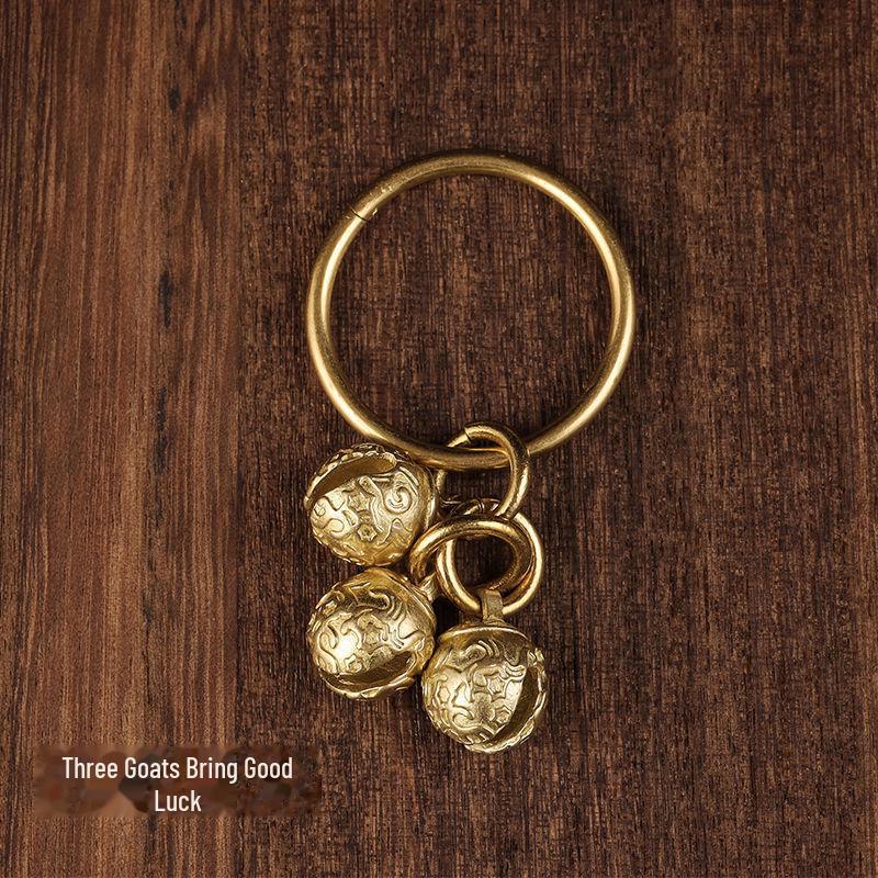 

Изготовленный на заказ брелок-подвеска в виде колокольчика из латуни для мужчин и женщин