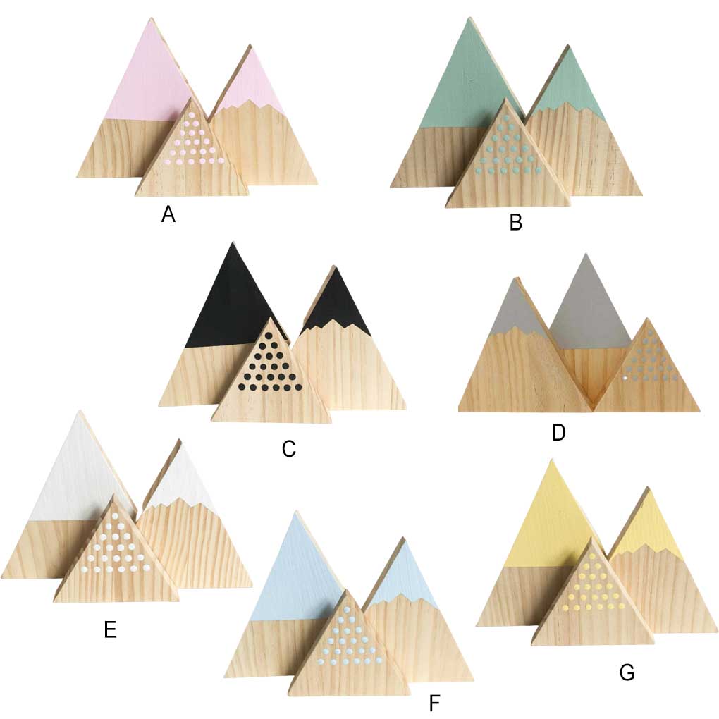 Skandinávský jednoduchý styl Ozdoba ve tvaru trojúhelníku Dekorace do dětského pokoje Módní ozdoby Módní domácí dekorace Dárek