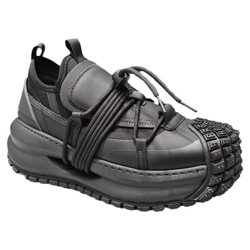 Spring Autumn New Luxury Men's Thick Bottom Casual Sneakers Soft Bottom Versatile Wear resistant Anti slip Sports Running Shoes