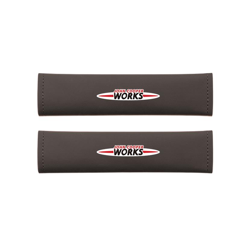 

Car Seat Belt Cover Shoulder Protective Pad Accessories For MINI Cooper R56 F56 R50 JCW Cabrio Aceman Countryman Clubman WORKS