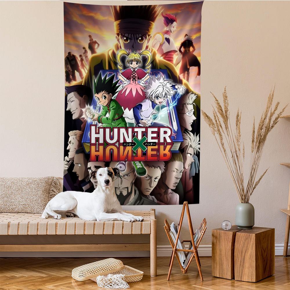 Hunter X Hunter Japanese Classic Anime Anime Tapestry Hanging Tarot Hippie Wall Rugs Dorm Home Decor