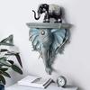 Home Decor European Creative Elephant Head Wall Decor 3D Wall Decor Vase