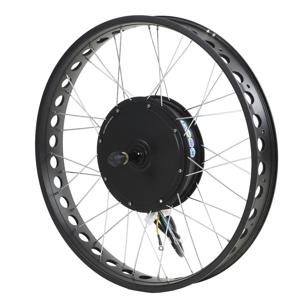 26 Inch Electric Bike Conversion Kit 72V 3000W Rear Wheel Drive Hub Motor with LCD8H Color Display