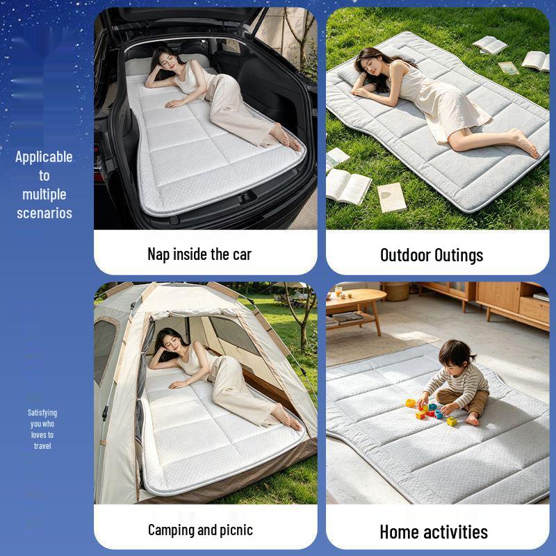 Matelas pliable en soie glacée pour camping en plein air Volkswagen ID.7 pour coffre