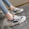 Showing feet small women's shoes spring and summer new breathable mesh dad shoes women's ultra-lightweight shock-absorbing sports shoes women's