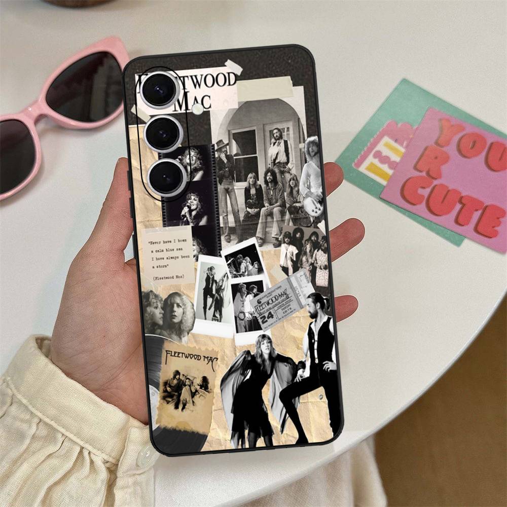 Classic Rock Band F-Fleetwood M-Mac Phone Case For Samsung S 24 Fe 25 Ultra Plus 20 Lite 21 30 22 23 24 22 Ultra 5G Fundas